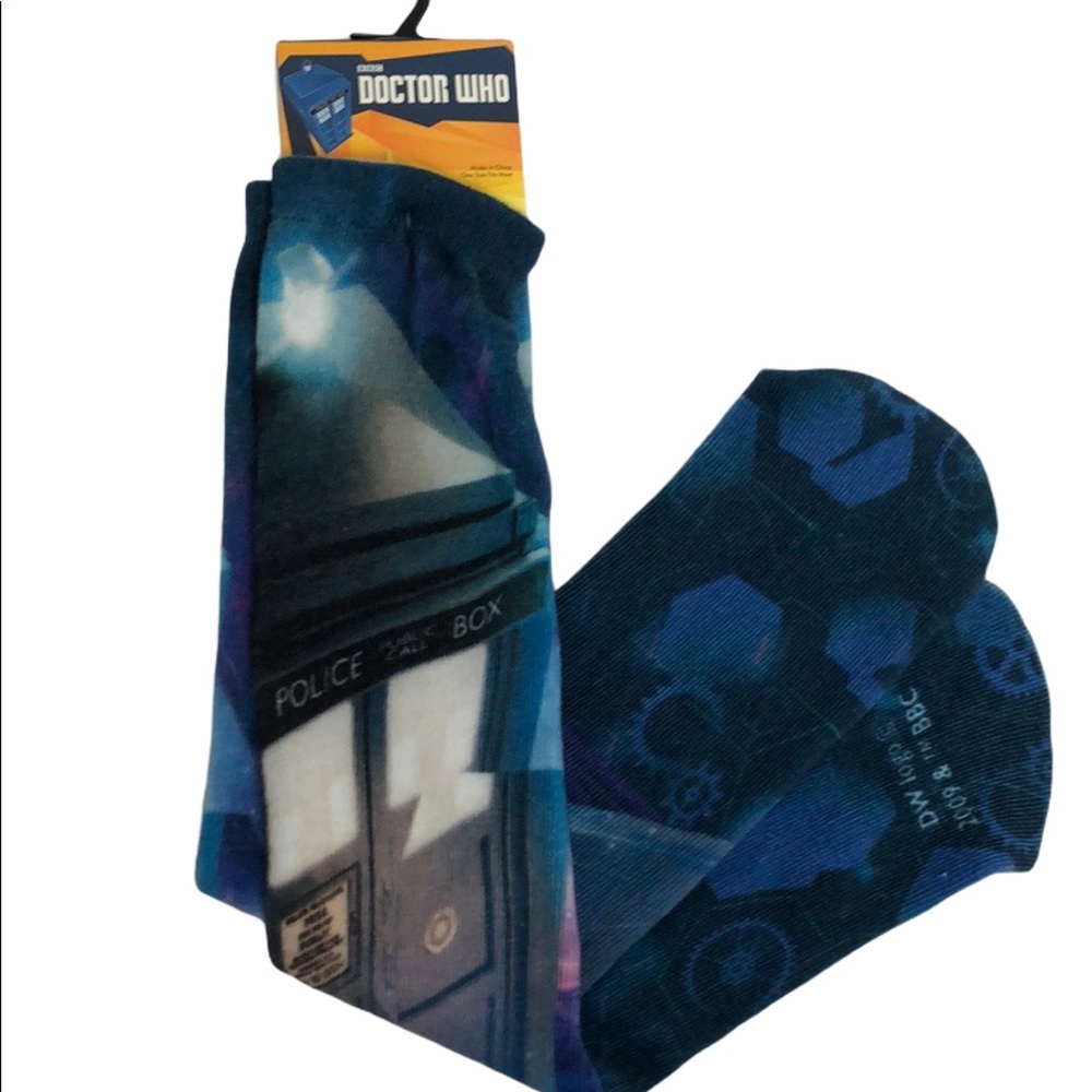 BBC Doctor Who Tardis Socks